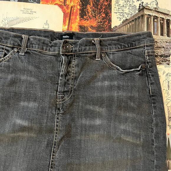 Y2k mossimo midi denim skirt - Picture 3 of 7